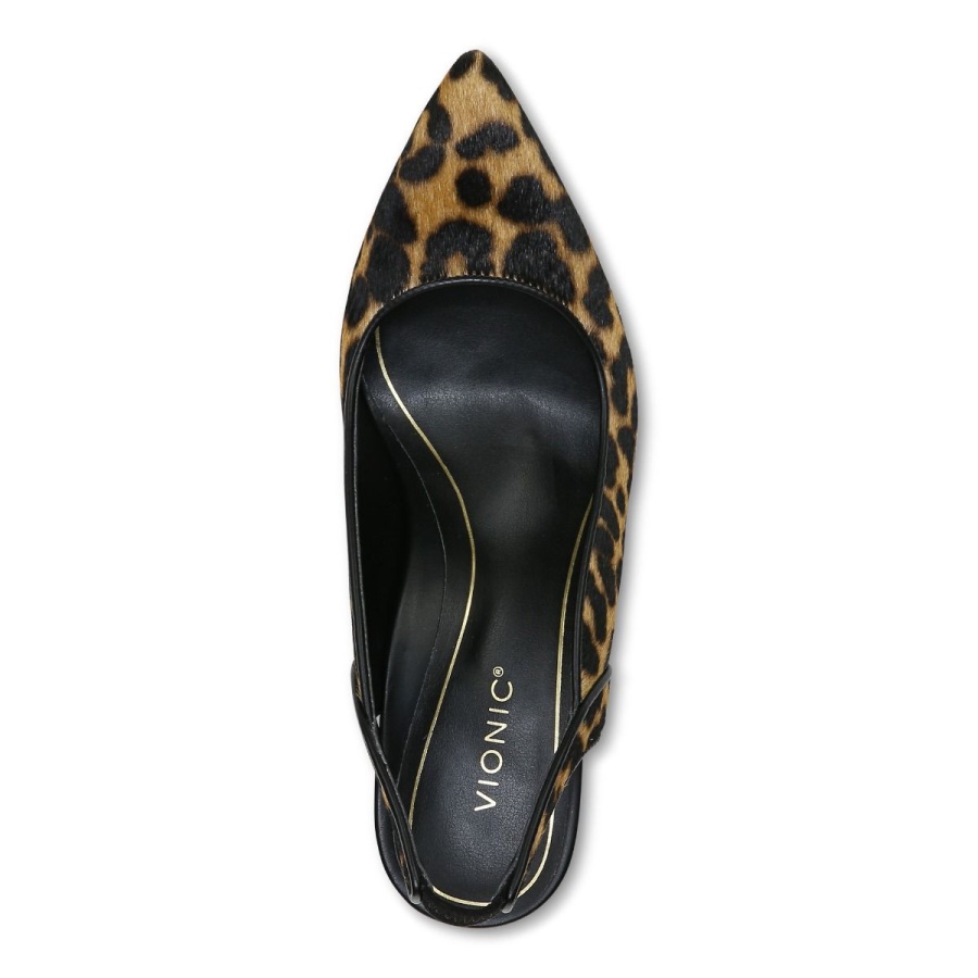 Adalena Heel Vionic Tan Leopard