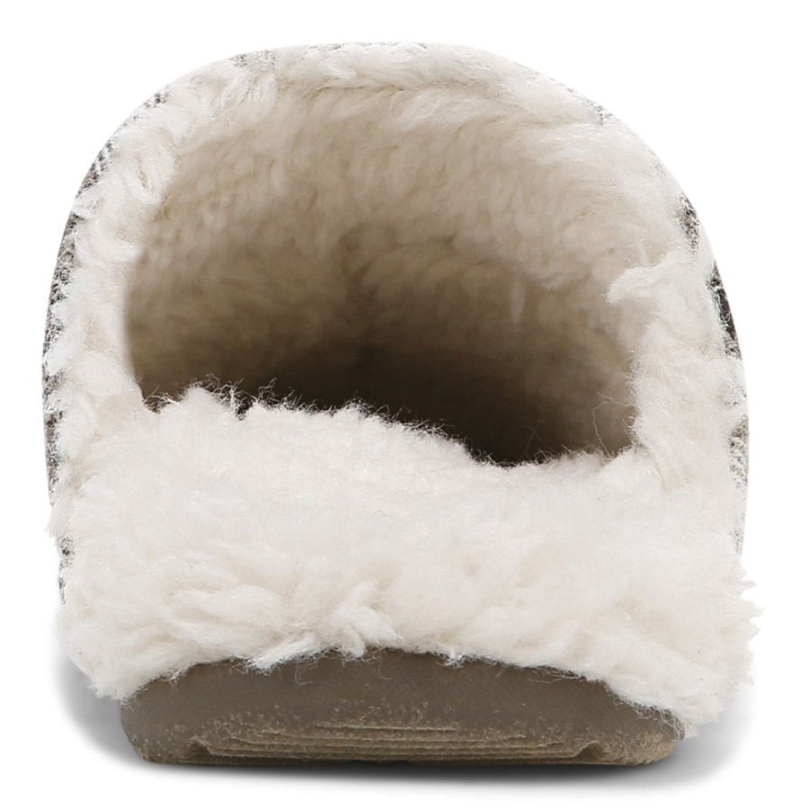 Alfons Mule Slipper Vionic Brown Plaid