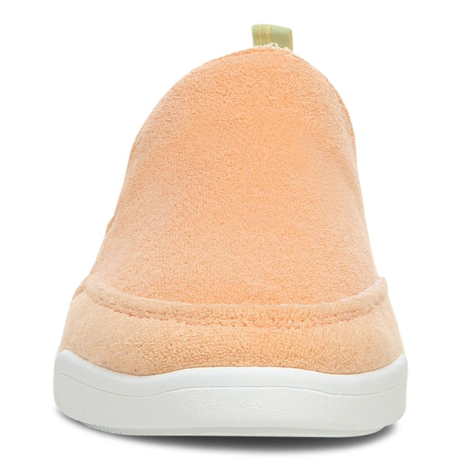 Apricot Terry Vionic Beach Malibu Slip on Sneaker Terry