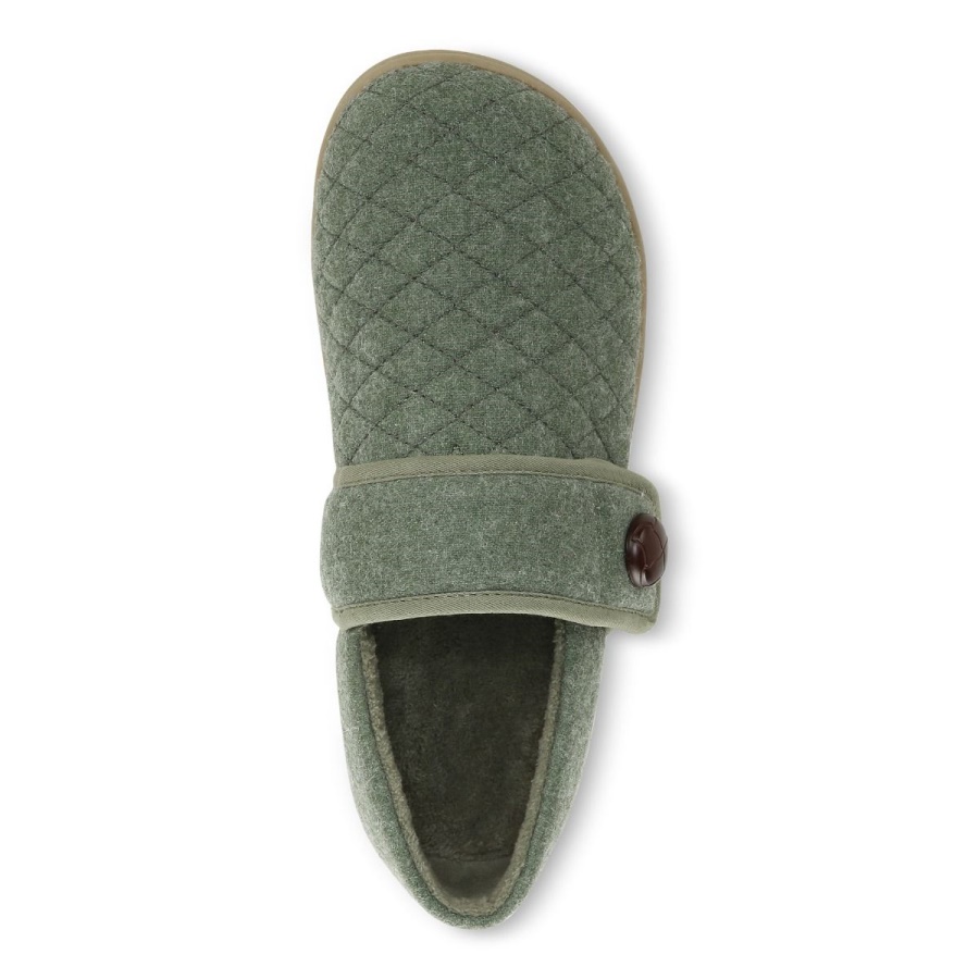Army Green Jackie Slipper Vionic
