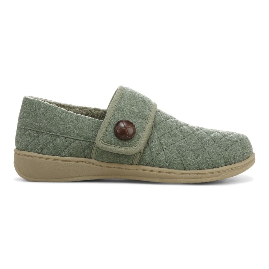 Army Green Jackie Slipper Vionic