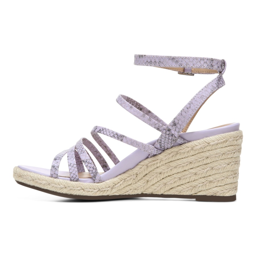 Ayda Espadrille Wedge Sandal Pastel Lilac Vionic
