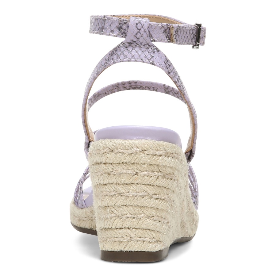 Ayda Espadrille Wedge Sandal Pastel Lilac Vionic