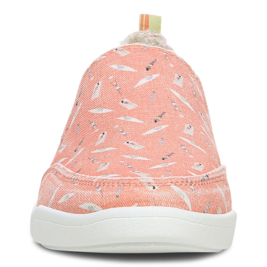 Beach Malibu Slip on Sneaker Fun in the Sun Vionic Papaya
