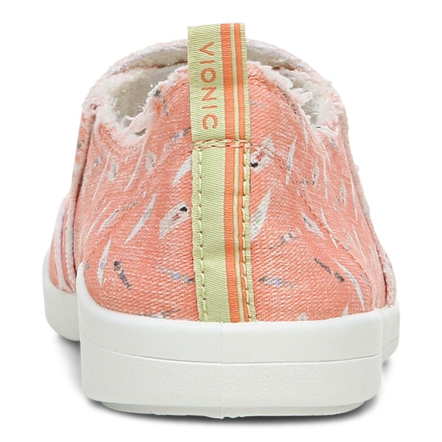Beach Malibu Slip on Sneaker Fun in the Sun Vionic Papaya