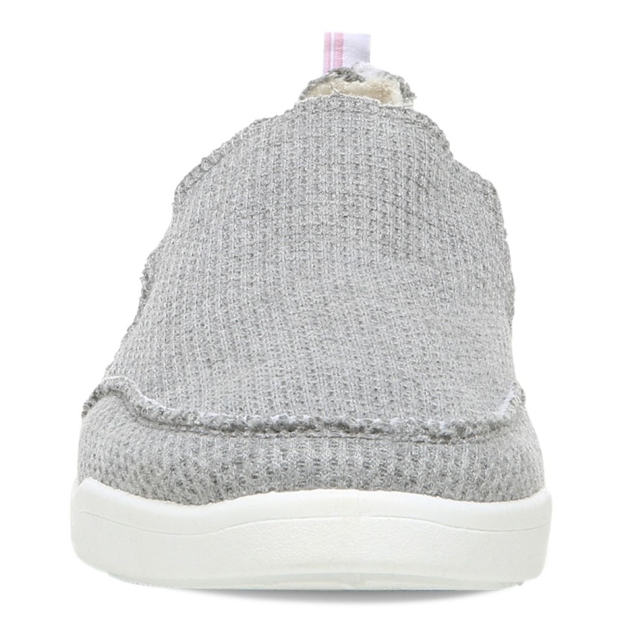 Beach Malibu Slip on Sneaker Waffle Knit Vionic Charcoal Knit