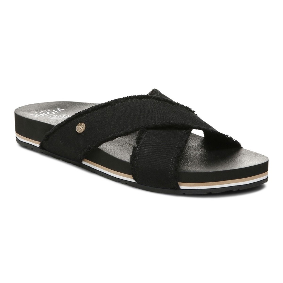 Beach Panama Sandal Black Vionic