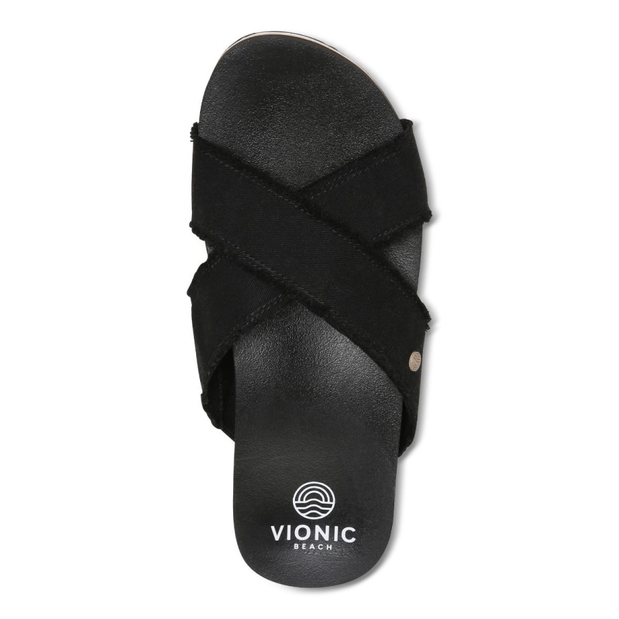 Beach Panama Sandal Black Vionic