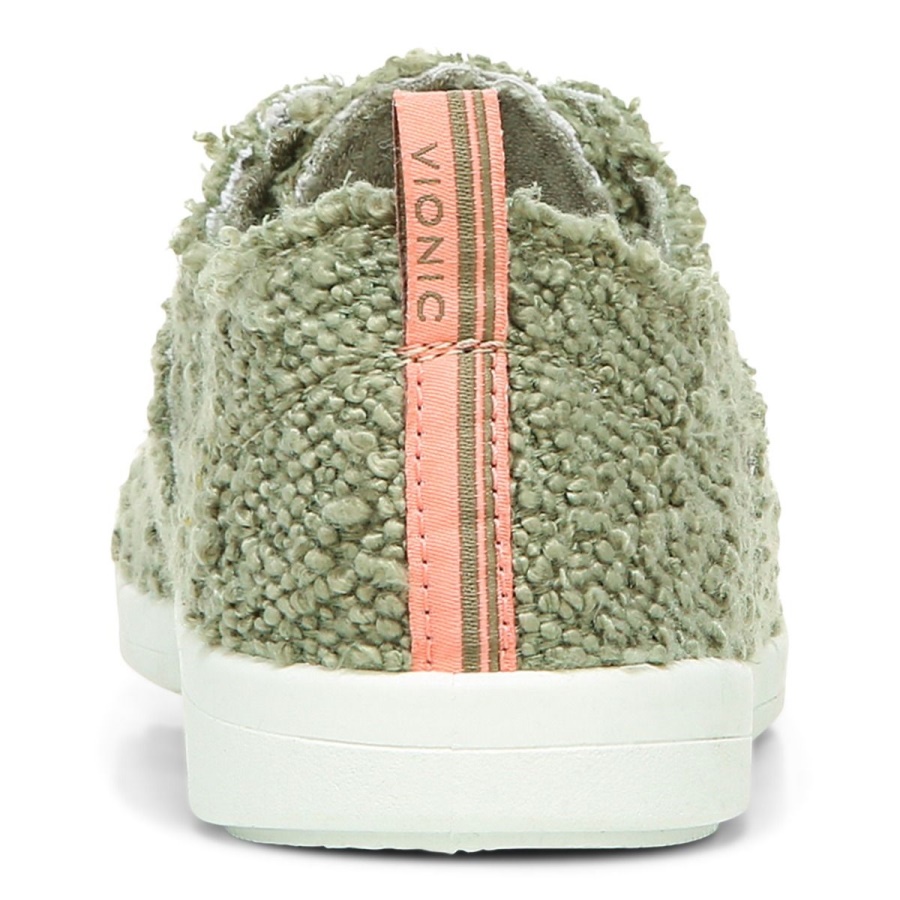 Beach Pismo Casual Sneaker Boucle Vionic Army Green Boucle