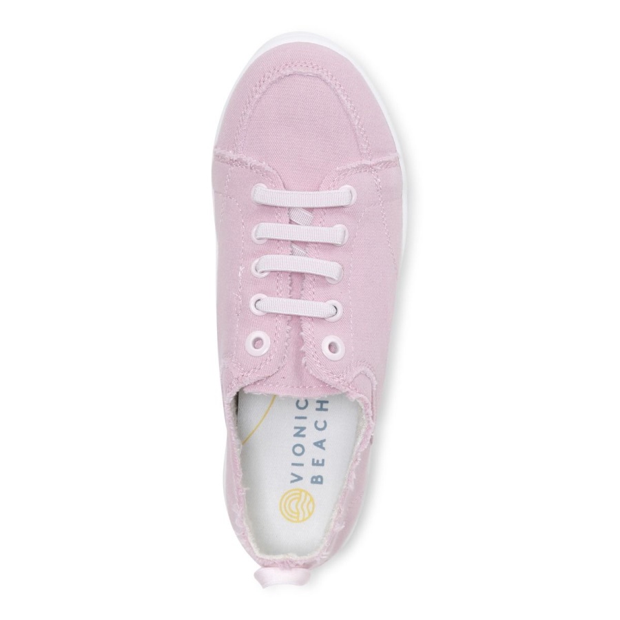 Beach Pismo Casual Sneaker Canvas Vionic Cameo Pink Canvas