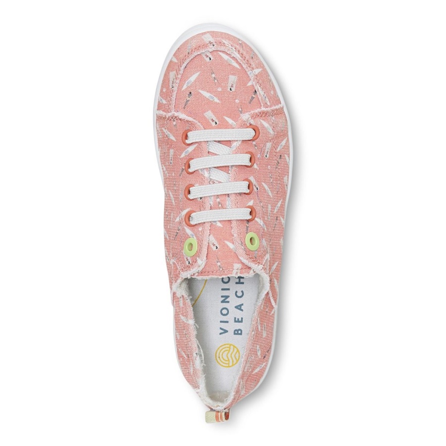 Beach Pismo Casual Sneaker Fun in the Sun Vionic Papaya