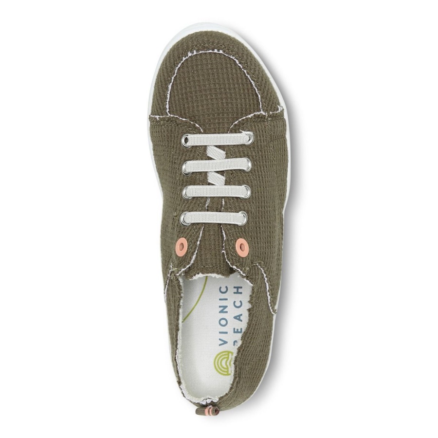 Beach Pismo Casual Sneaker Knit Olive Knit Vionic