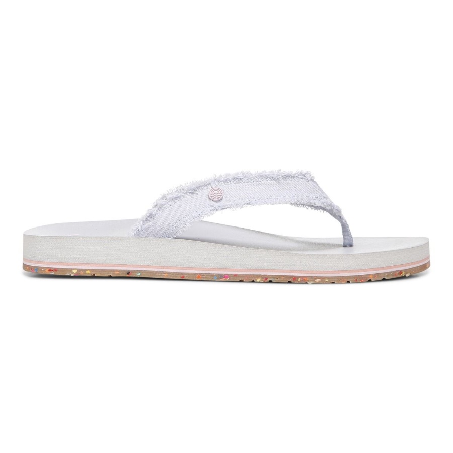 Beach Unwind Toe Post Sandal Blue Haze Vionic