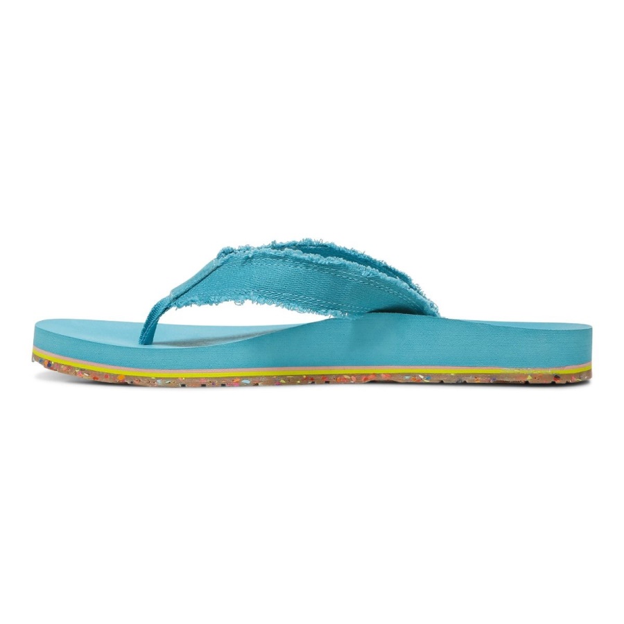Beach Unwind Toe Post Sandal Vionic Lake Blue