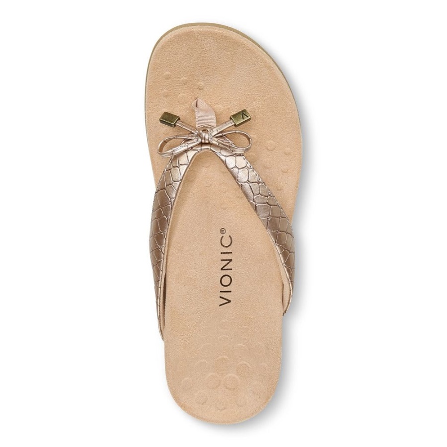 Bella Toe Post Sandal Vionic Rose