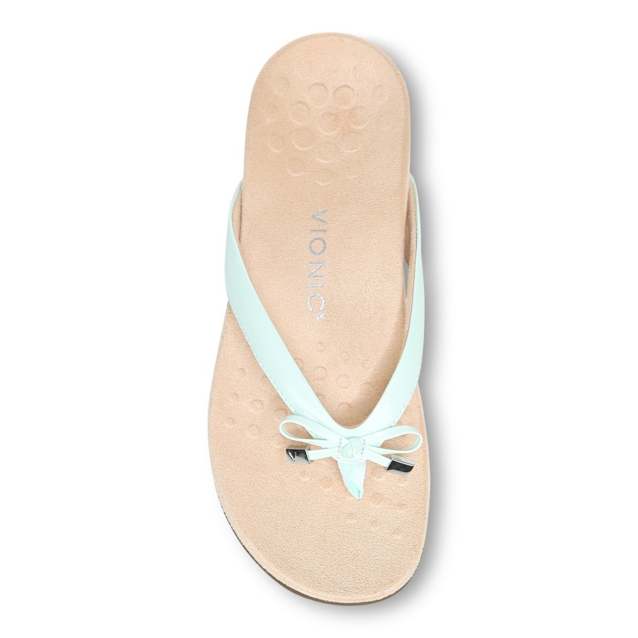 Bella Toe Post Sandal Vionic Seafoam