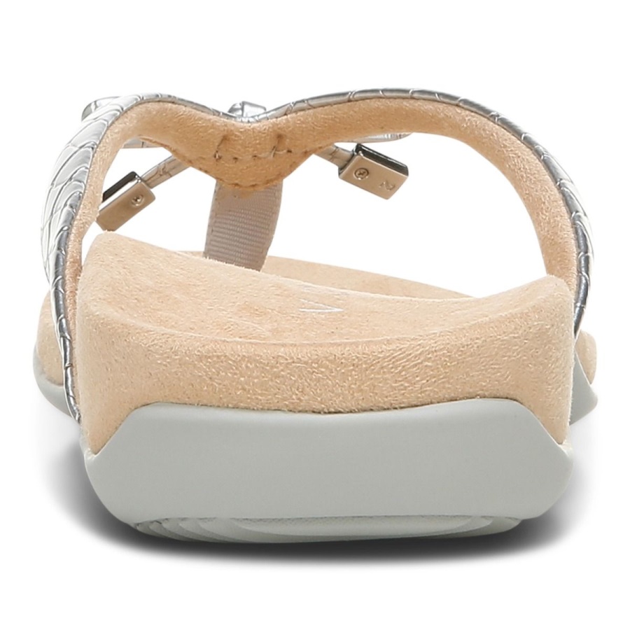 Bella Toe Post Sandal Vionic Silver
