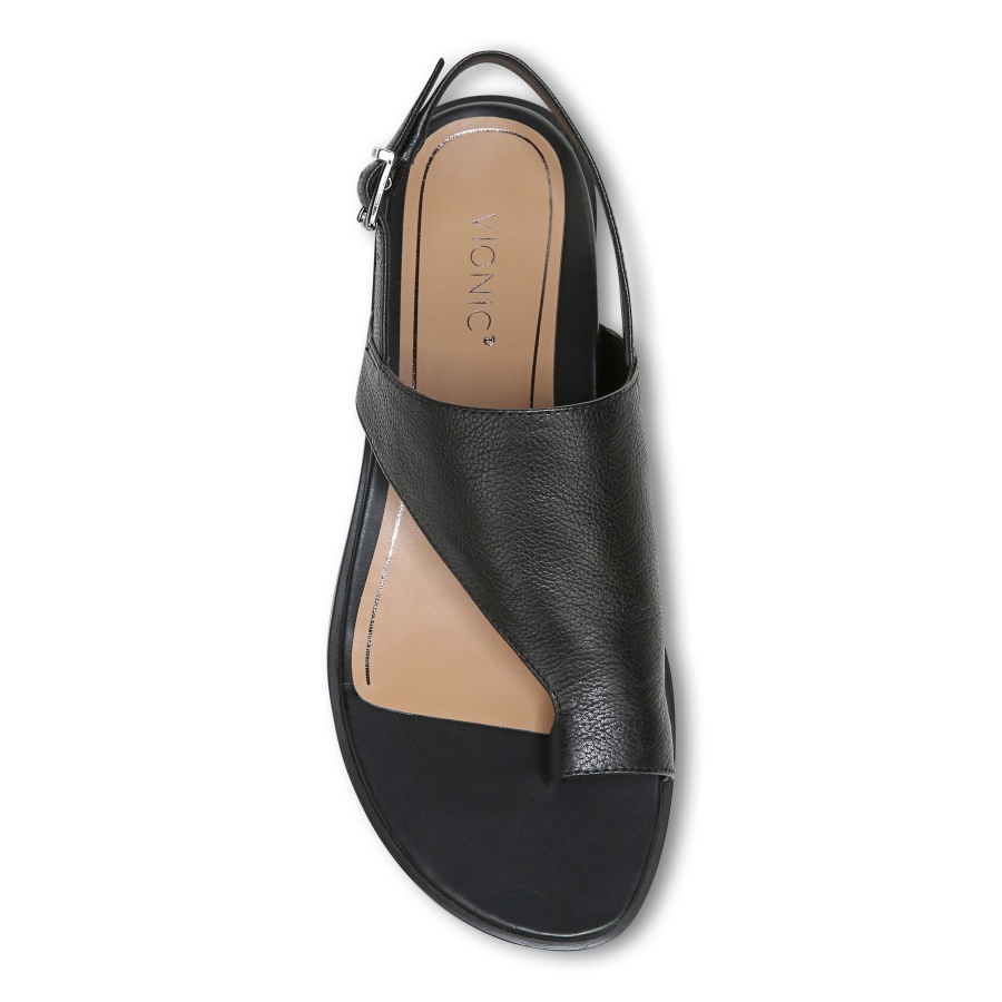 Black Ella Backstrap Sandal Vionic