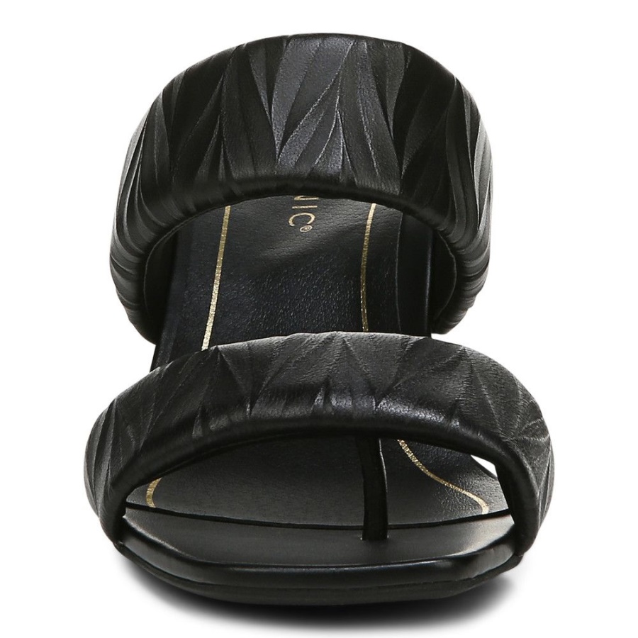 Black Emaline Heeled Sandal Vionic