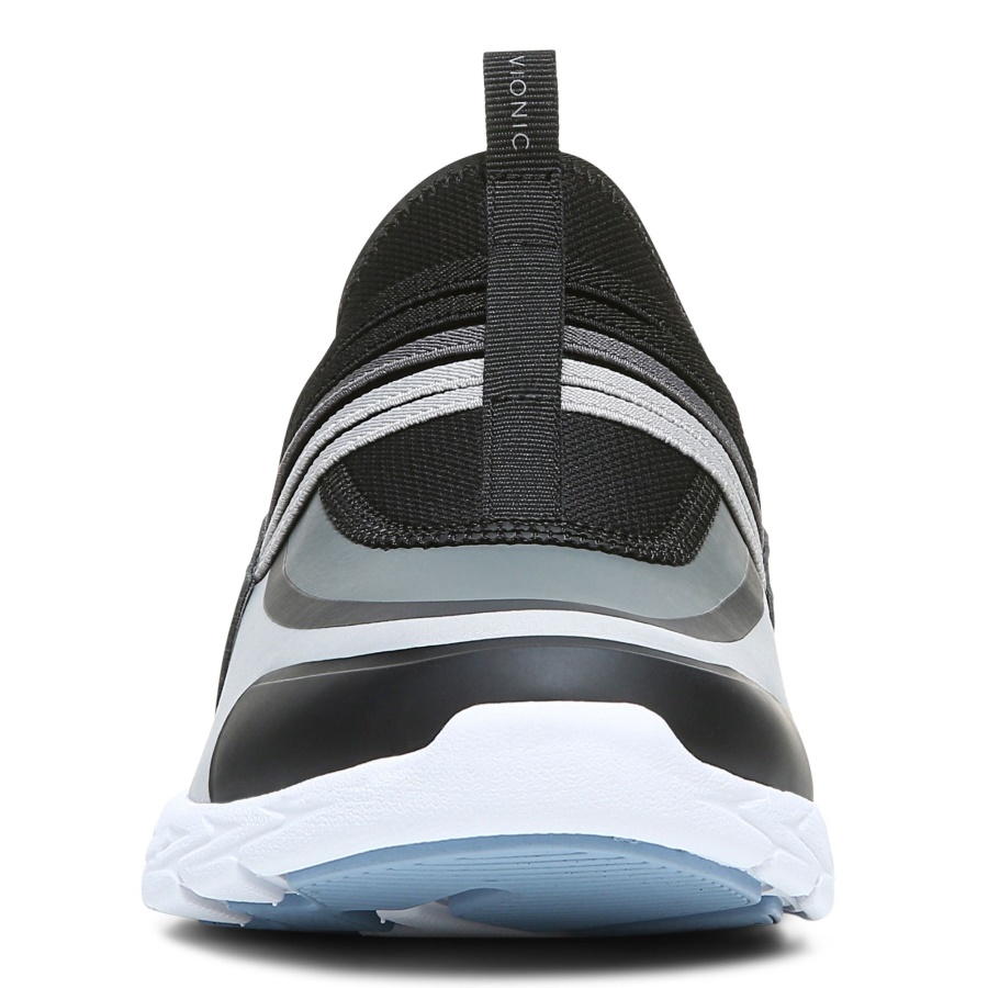 Black Grey Vayda Slip On Trainer Vionic