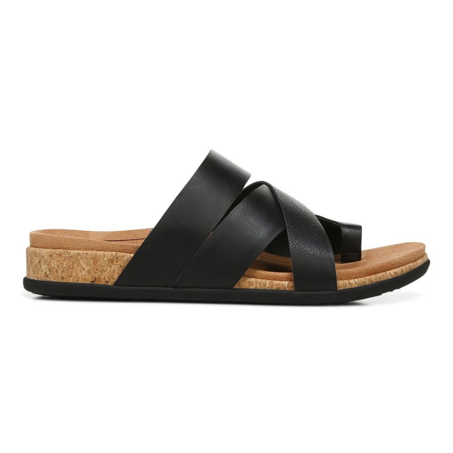 Black Luelle Sandal Vionic
