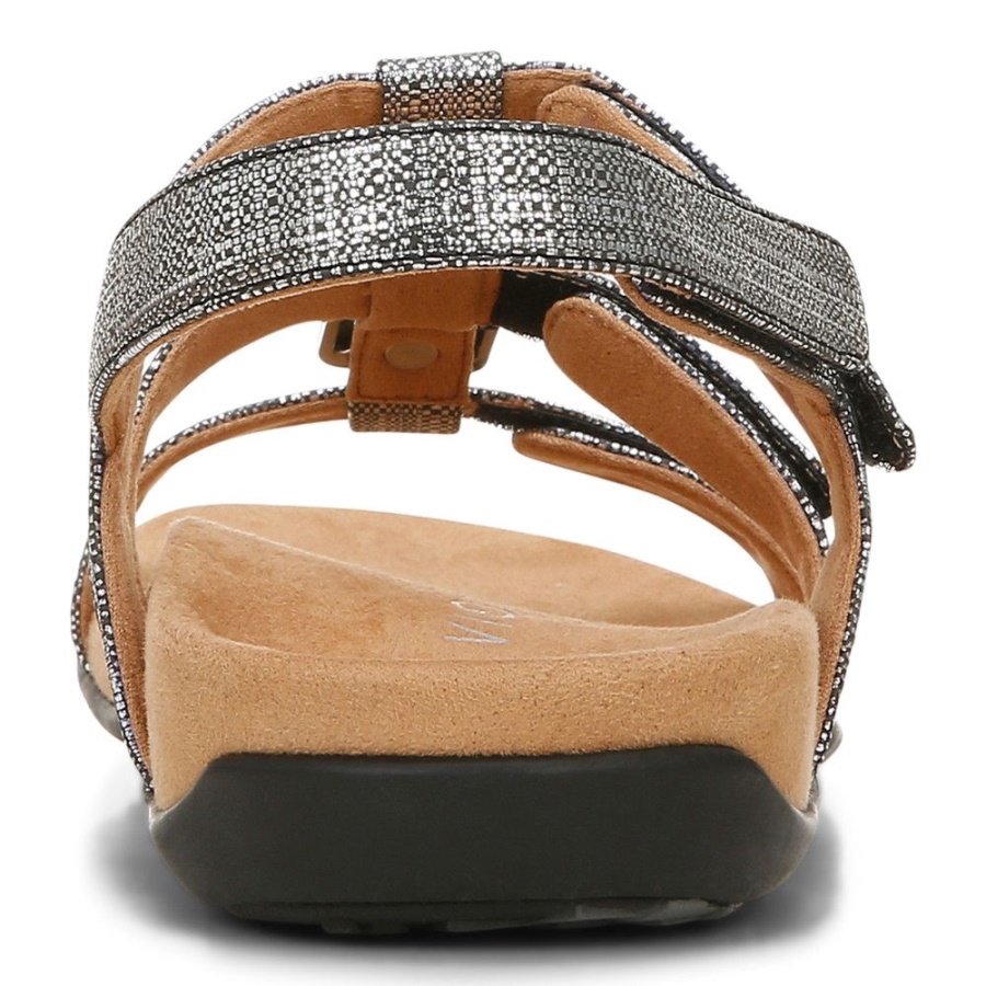 Black Metallic Amber Sandal Vionic
