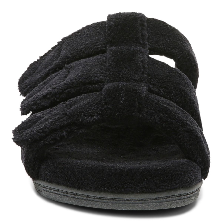 Black Snooze Slipper Vionic