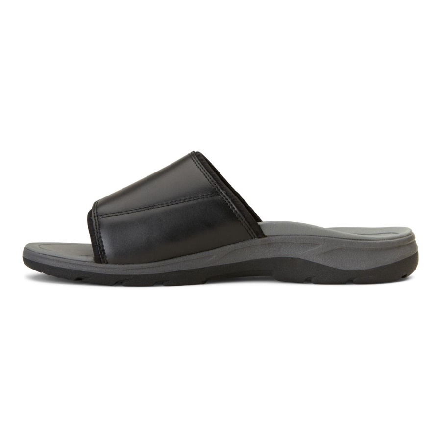 Black Stanley Slip On Sandal Vionic