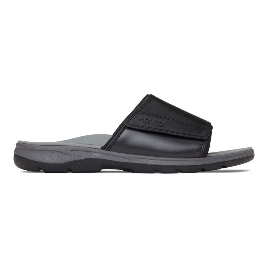 Black Stanley Slip On Sandal Vionic