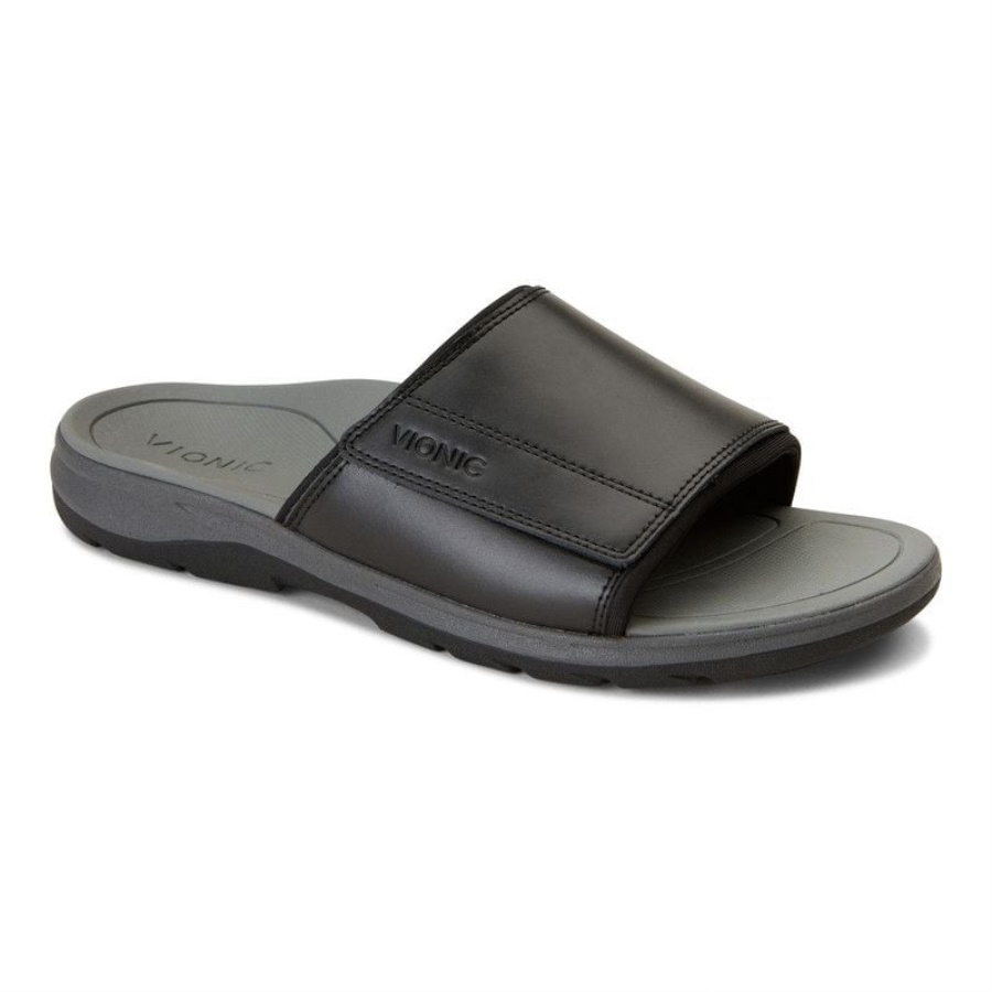 Black Stanley Slip On Sandal Vionic