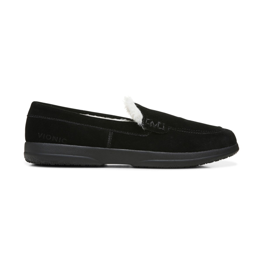 Black Suede Lynez Slipper Vionic