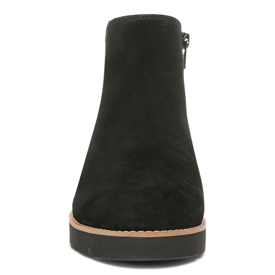 Black Suede Vionic Brionie Chelsea Boot