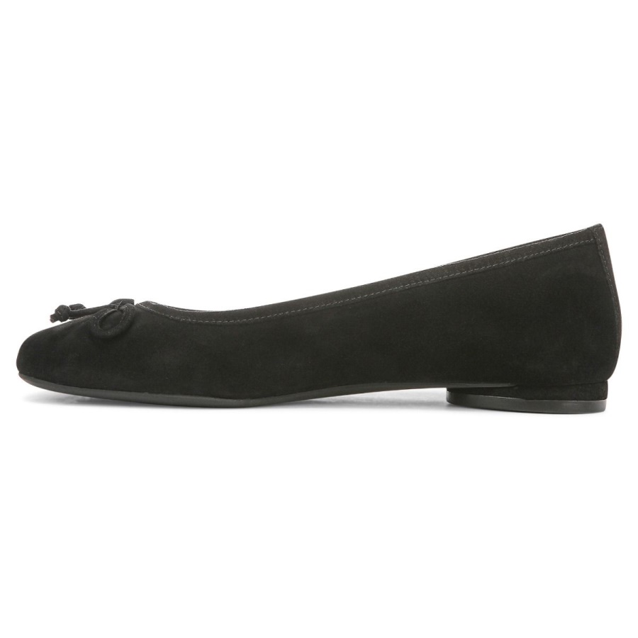 Black Suede Vionic Callisto Flat