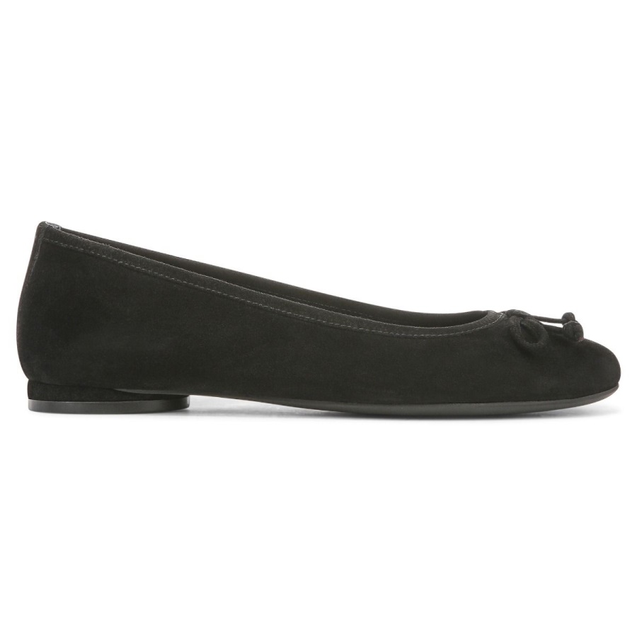 Black Suede Vionic Callisto Flat