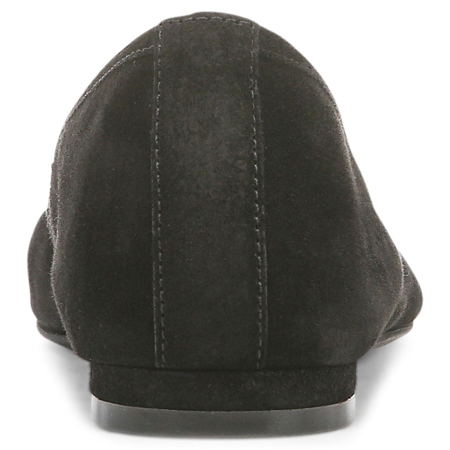 Black Suede Vionic Callisto Flat