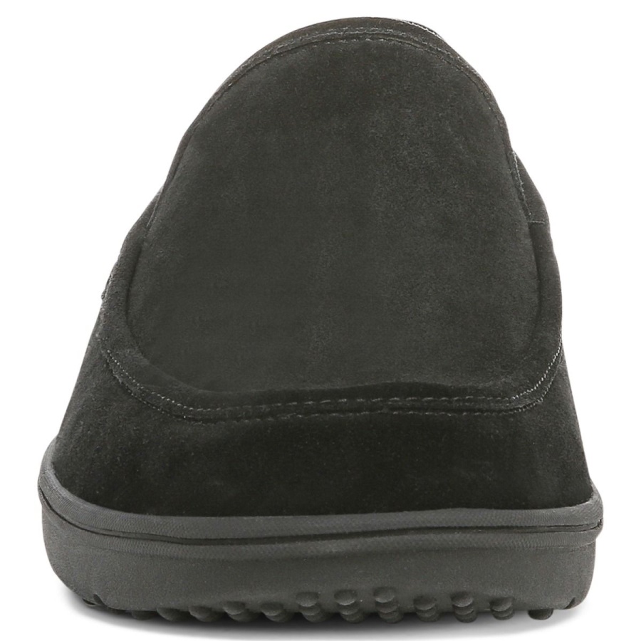 Black Suede Vionic Gustavo Slipper
