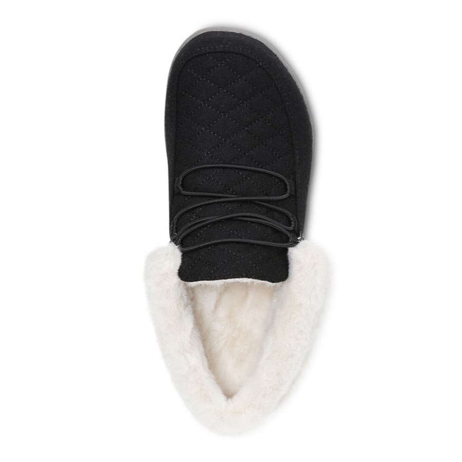 Black Vionic Believe Slipper