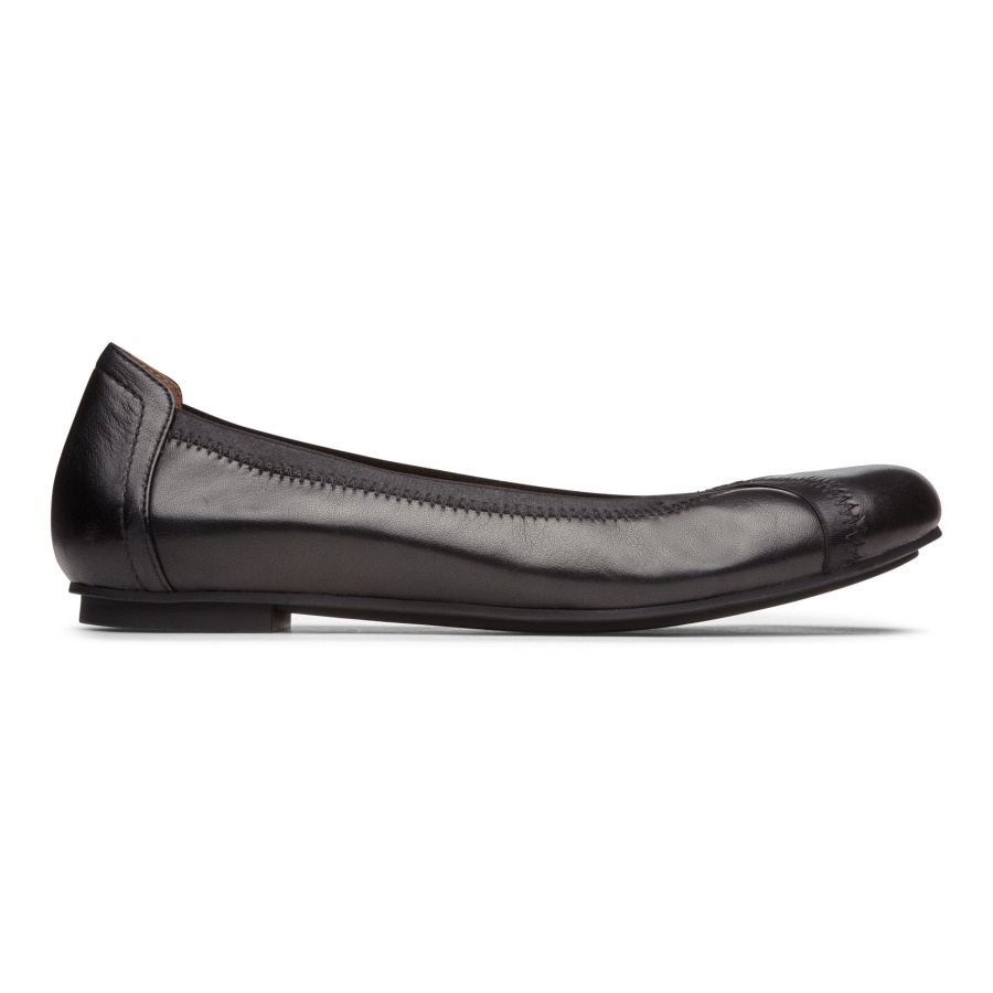 Black Vionic Caroll Ballet Flat