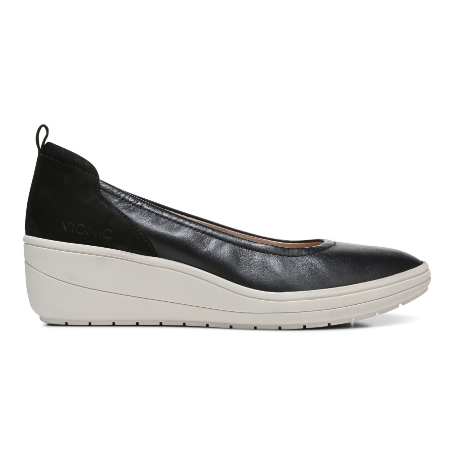 Black Vionic Jacey Wedge