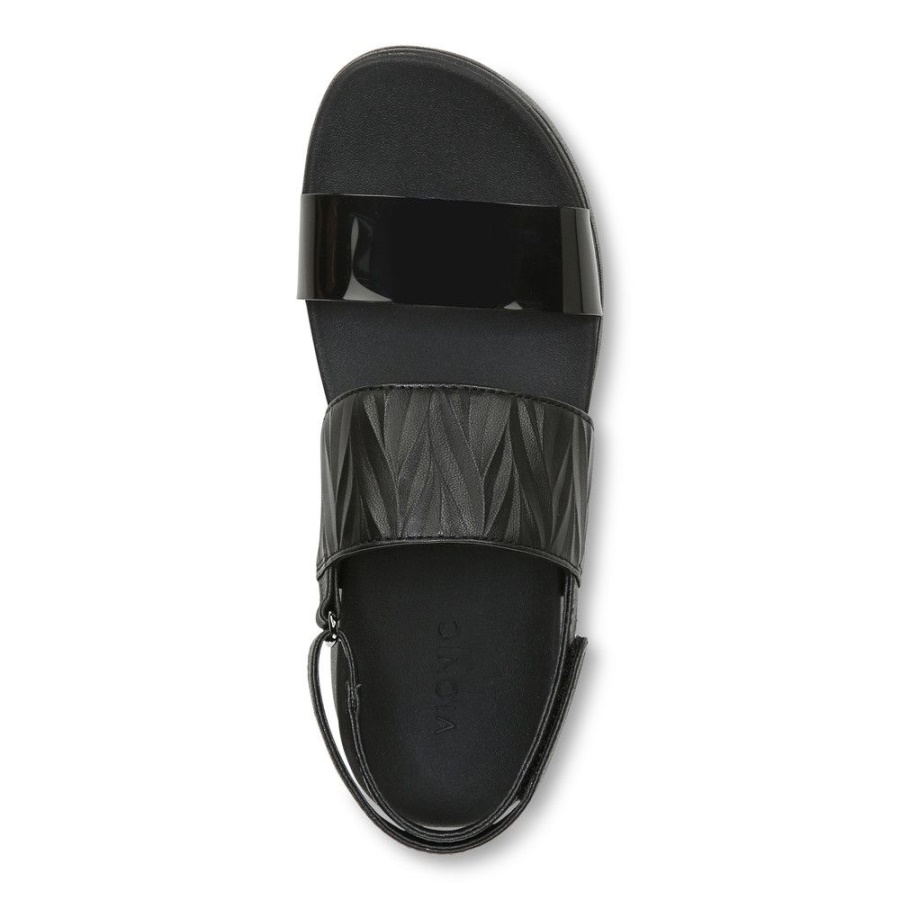 Black Vionic Karleen Platform Sandal