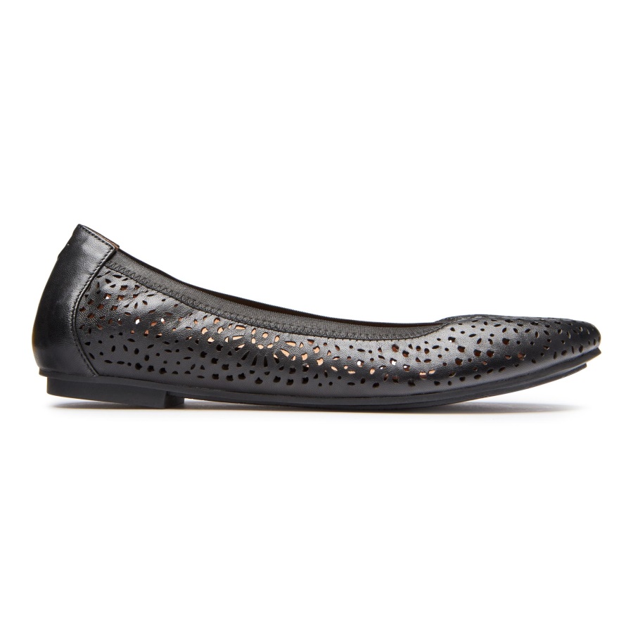 Black Vionic Robyn Flat