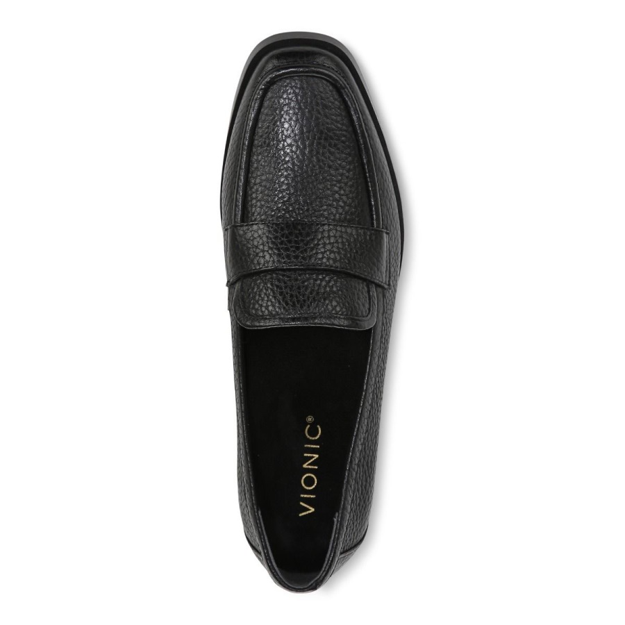 Black Vionic Sellah Loafer