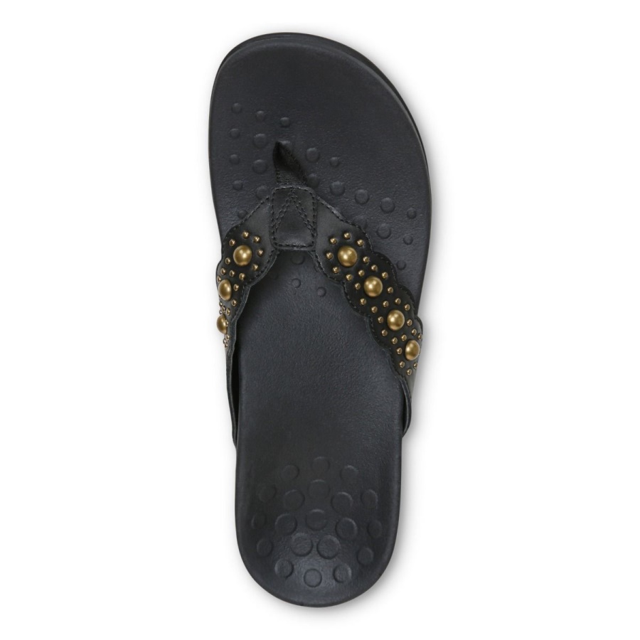 Black Vionic Starley Sandal