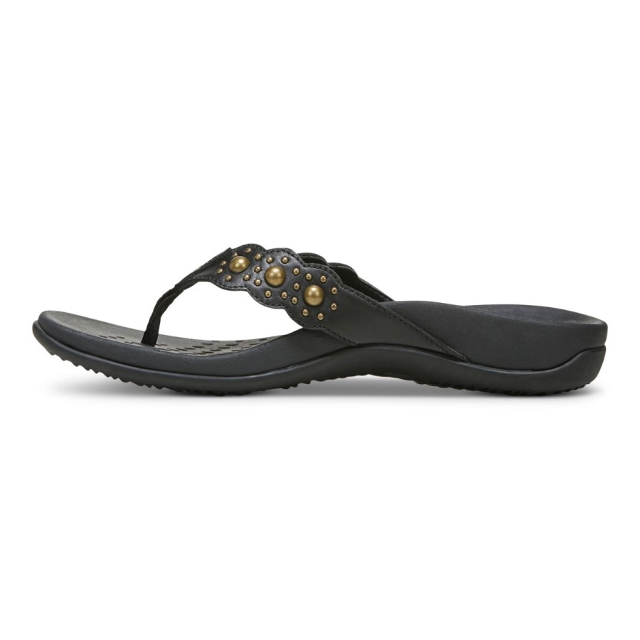 Black Vionic Starley Sandal