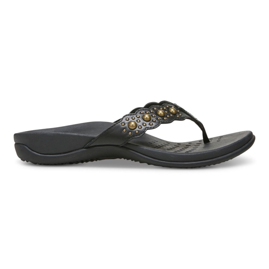 Black Vionic Starley Sandal