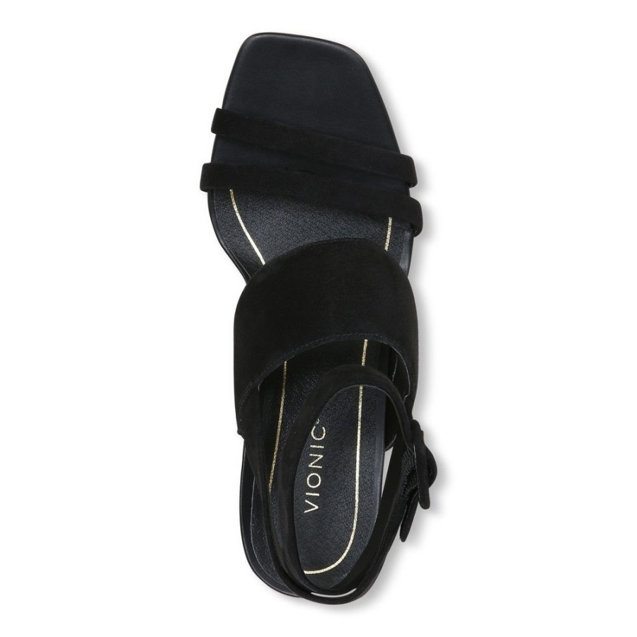 Black Vionic Yasmin Heel