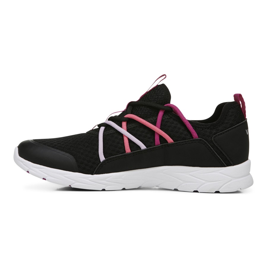 Black Vionic Zeliya Lace Up Sneaker