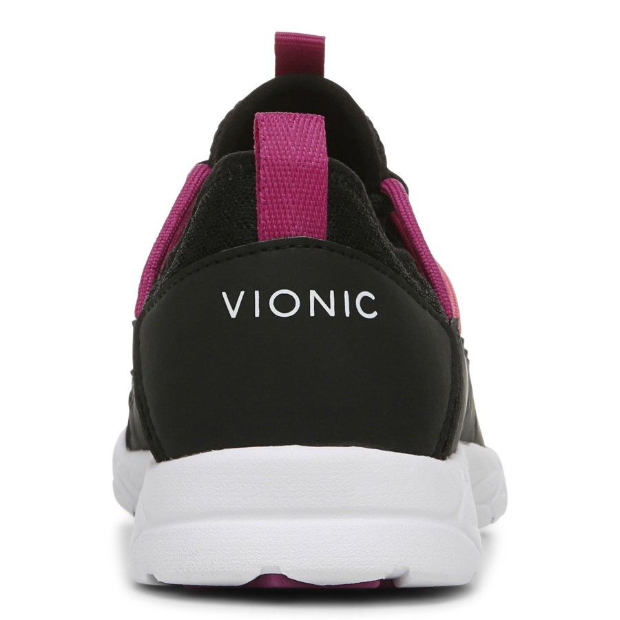 Black Vionic Zeliya Lace Up Sneaker