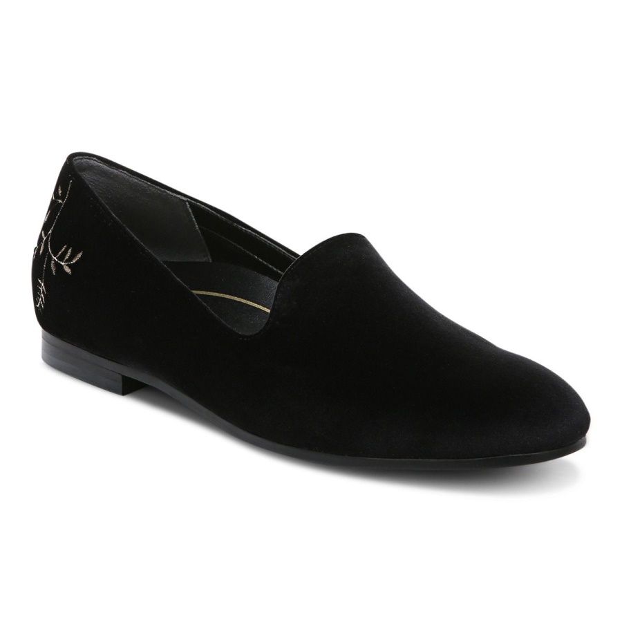 Black Willa Slip on Flat Vionic