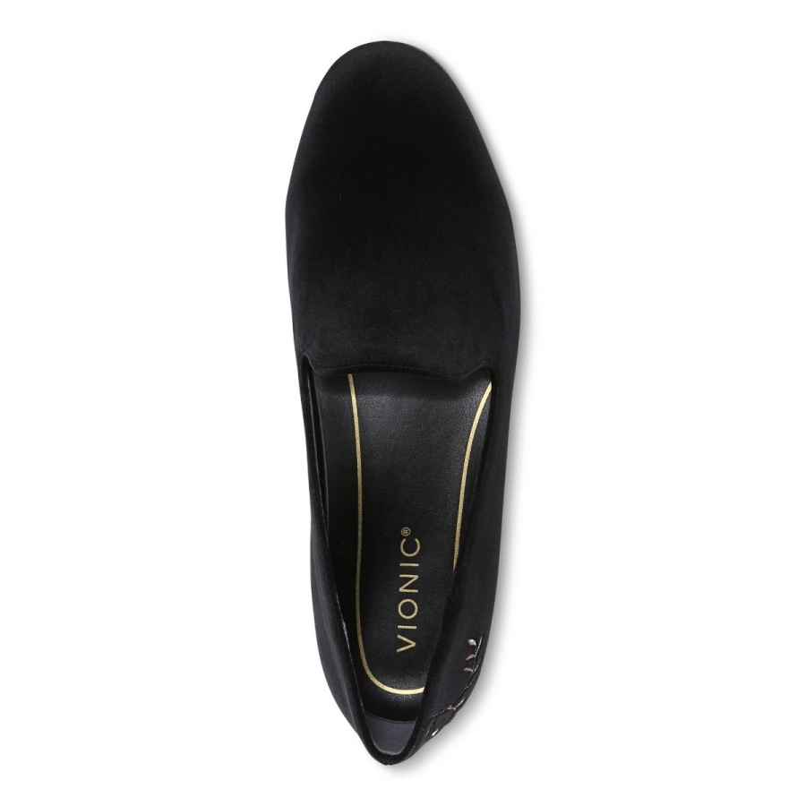 Black Willa Slip on Flat Vionic